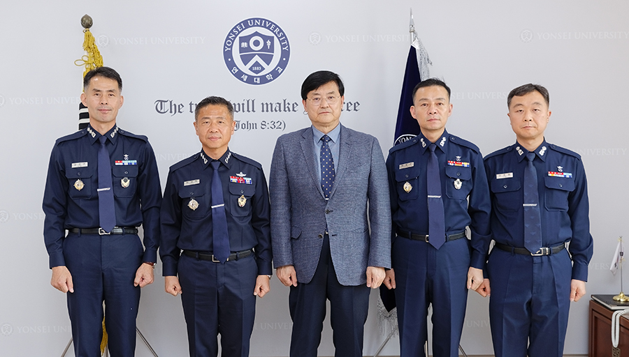 이상학 공군사관학교장 접견