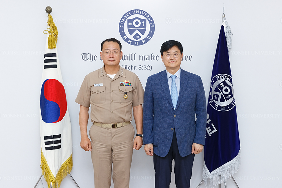 황선우 해군사관학교 교장 접견