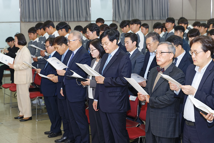 운동선수 신입생 OT 및 행사 참석